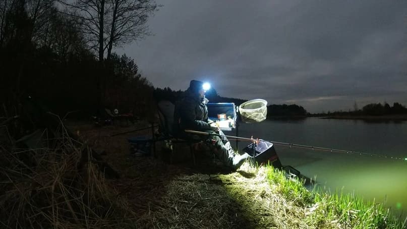 Успешная ночная рыбалка